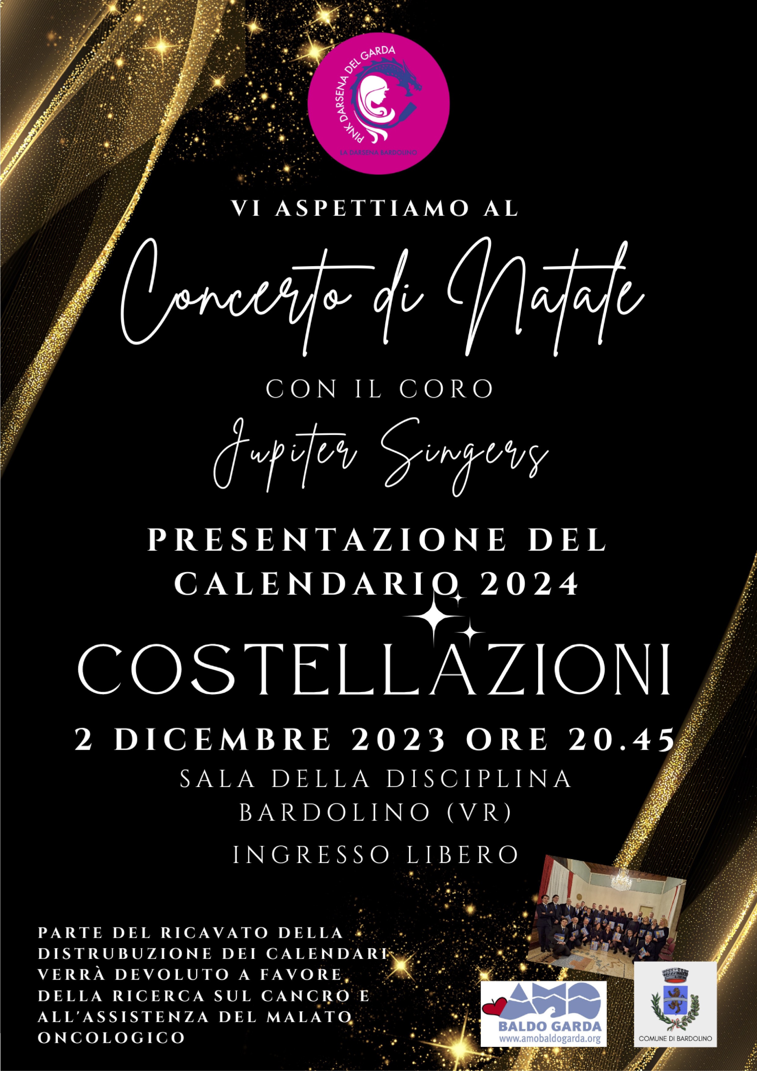 Concerto di Natale e calendario 2024 Ass. Pink Darsena del Garda